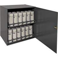 Armoire de rangement pour contenants a&eacute;rosol, Acier, 21-7/8" h x 15-15/16" la x 20-5/16" P, Gris Pathway Supply LP