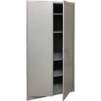 Armoire de rangement, Acier, 4 Tablettes, 78" h x 36" la x 24" P, Gris Pathway Supply LP