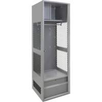 Gear Locker, Steel, 24" W x 24" D x 72" H, Grey Pathway Supply LP