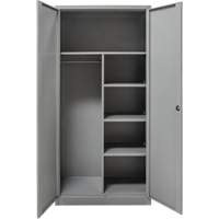 Combination Storage Cabinet, 36" W x 18" D x 72" H, Grey Pathway Supply LP