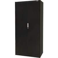 Hi-Boy Storage Cabinet, Steel, 4 Shelves, 72" H x 36" W x 18" D, Black Pathway Supply LP