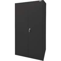 Storage Cabinet, Steel, 4 Shelves, 78" H x 36" W x 24" D, Black Pathway Supply LP