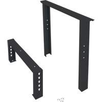 Pattes d'&eacute;tabli pour service industriel, Acier, 30" p x 34" h, Simple Pathway Supply LP