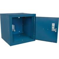 Stackable Cube Locker, 12" x 12" x 12", Steel, Blue, Knocked Down Pathway Supply LP