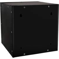 Stackable Cube Locker, 12" x 12" x 12", Steel, Black, Knocked Down Pathway Supply LP
