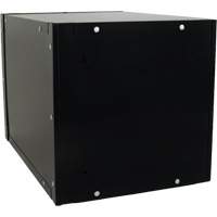 Stackable Cube Locker, 12" x 18" x 12", Steel, Black, Knocked Down Pathway Supply LP
