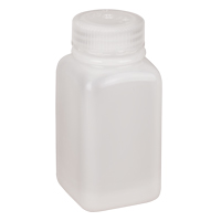 Easy-Grip Space-Saver Bottles, Square, 6 oz., Plastic Pathway Supply LP