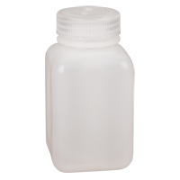 Easy-Grip Space-Saver Bottles, Square, 8 oz., Plastic Pathway Supply LP