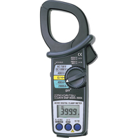 AC/DC Clamp Meter with Large Diameter Jaws, AC/DC Voltage, AC/DC Current Pathway Supply LP