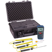 Ensemble de thermom&egrave;tre &agrave; thermocouple, Contact, Num&eacute;rique, -58-2000°F (-50-1300°C) Pathway Supply LP