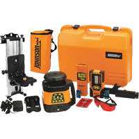 Red Beam Self-Leveling Horizontal & Vertical Rotary Laser, 200' (60 m), 635 Nm Pathway Supply LP