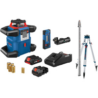 Revolve4000 Connected Self-Leveling Horizontal Rotary Laser Kit, 4000' (1219.2 m), 635 Nm Pathway Supply LP