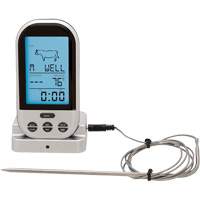 Wireless Meat & Poultry Thermometer, Contact, Digital, 32-482°F (0-250°C) Pathway Supply LP