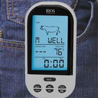 Wireless Meat & Poultry Thermometer, Contact, Digital, 32-482°F (0-250°C) Pathway Supply LP