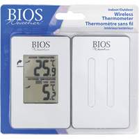 Indoor/Outdoor Wireless Thermometer, Non-Contact, Analogue, 31-158°F (-35-70°C) Pathway Supply LP