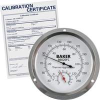 Dial Thermo-Hygrometer with ISO Certificate, 0% - 100% RH, 30 - 250°F (0 - 120°C) Pathway Supply LP