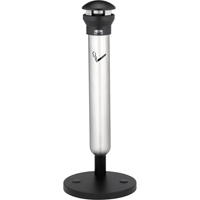 Solutions pour la gestion des m&eacute;gots de cigarettes Infinity, Sur pied, M&eacute;tal, Capacit&eacute; 1,33 gal./1,33 gal. US, Hauteur 39" Pathway Supply LP