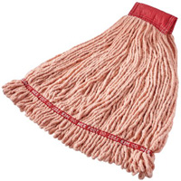 Vadrouille humide Web Foot sans r&eacute;tr&eacute;sissement, Antimicrobien, Fil, 24 oz, Style Boucle Pathway Supply LP