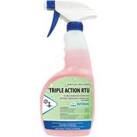 Action triple - nettoyant, d&eacute;graissant et d&eacute;sinfectant, 750 ml, Bouteille &agrave; g&acirc;chette Pathway Supply LP