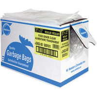 Food-Grade Garbage Bags, X-Strong, 35" W x 50" L, 0.92 mils, Clear Pathway Supply LP
