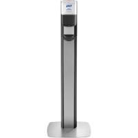 Messenger ES8 Silver Panel Floor Stand with Dispenser Pathway Supply LP