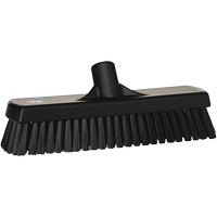 Balai-brosse pour planchers et mur, Crins Ferme, 12", Polyester, Noir Pathway Supply LP