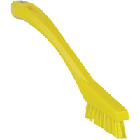 Detail Brush, Stiff Bristles, 8" Long, Yellow Pathway Supply LP
