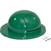 Drum Waste Disposal Top, Dome Lid, Metal, Fits Container Size: 23-1/2" Dia. Pathway Supply LP