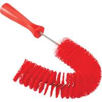 Brosse recourb&eacute;e, Soies Moyen/Ferme, Longueur de 15-1/2", Rouge Pathway Supply LP