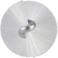Brosse, Soies Moyen, Longueur de 20", Blanc Pathway Supply LP