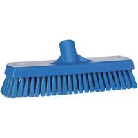Brosse &agrave; r&eacute;curer pour planchers et murs, Crins Ferme, 12", Polyester, Bleu Pathway Supply LP