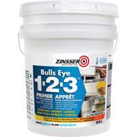 Appr&ecirc;t &agrave; base d'eau Bulls Eye 1-2-3, 18,9 L, Seau, Blanc Pathway Supply LP