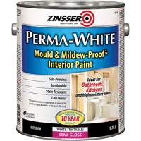 Peinture int&eacute;rieure Mold & Mildew-Proof Perma-White, 3,78 L, Gallon, Blanc Pathway Supply LP