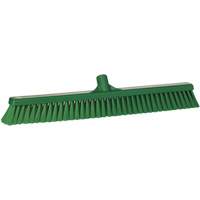 T&ecirc;te de balai-brosse pour petites particules, Crins Fin, 24", Polyester, Vert Pathway Supply LP