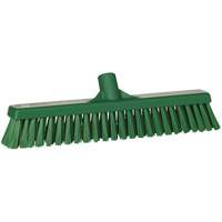 T&ecirc;te de balai-brosse &agrave; soies combin&eacute;es, Crins Cors&eacute;/Fin, 16-1/2", Polyester, Vert Pathway Supply LP