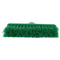ColorCore Angle Head Broom, Medium Bristles, 10", Polypropylene, Green Pathway Supply LP
