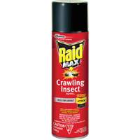 Raid&reg; Max&reg; Crawling Insect Bug Killer, 500 g, Aerosol Can, Solvent Base Pathway Supply LP