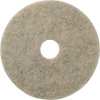 Tampons &agrave; polir pour planchers Porko Plus, 19", Lustrage/Brunissage, Beige Pathway Supply LP