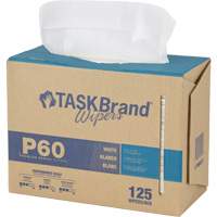 Chiffons de premi&egrave;re qualit&eacute; P60 TaskBrand, Tout usage, 16-3/4" lo x 8-1/4" la Pathway Supply LP