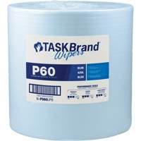 Chiffons de premi&egrave;re qualit&eacute; P60 TaskBrand, Tout usage, 13" lo x 12" la Pathway Supply LP