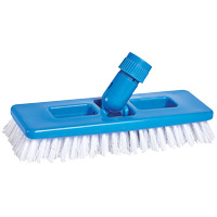 Universal Scrub & Grout Brush, 9" L, Polypropylene Bristles, White Pathway Supply LP