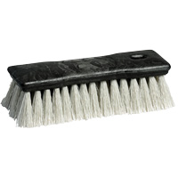 Ergonomic Pointed Hand Brush, 8" L, Polyester Bristles, Beige Pathway Supply LP