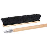 Push Broom with Metal-Threaded Handle, 24", Medium, Tampico Bristles Pathway Supply LP