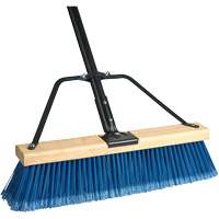 Ryno Push Broom with Braced Handle, 36", Fine, PVC Bristles Pathway Supply LP