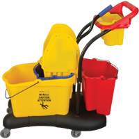 Multifunctional Mop Trolley, Down Press, 9.5 US Gal.(38 Quart), Yellow Pathway Supply LP