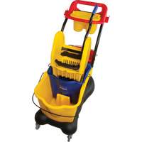 Multifunctional Mop Trolley, Down Press, 9.5 US Gal.(38 Quart), Yellow Pathway Supply LP