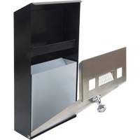 Smoking Receptacle, Wall-Mount, Stainless Steel, 1 Litre Capacity, 11-4/5" Height Pathway Supply LP