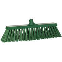Heavy-Duty Push Broom, Stiff Bristles, 20", Polyester, Green Pathway Supply LP