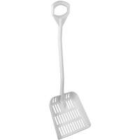 Pelle ergonomique ajour&eacute;e, Longueur de 45", Plastique, Blanc Pathway Supply LP