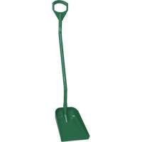 Pelle ergonomique &agrave; lame r&eacute;duite, Longueur de 50", Plastique, Vert Pathway Supply LP